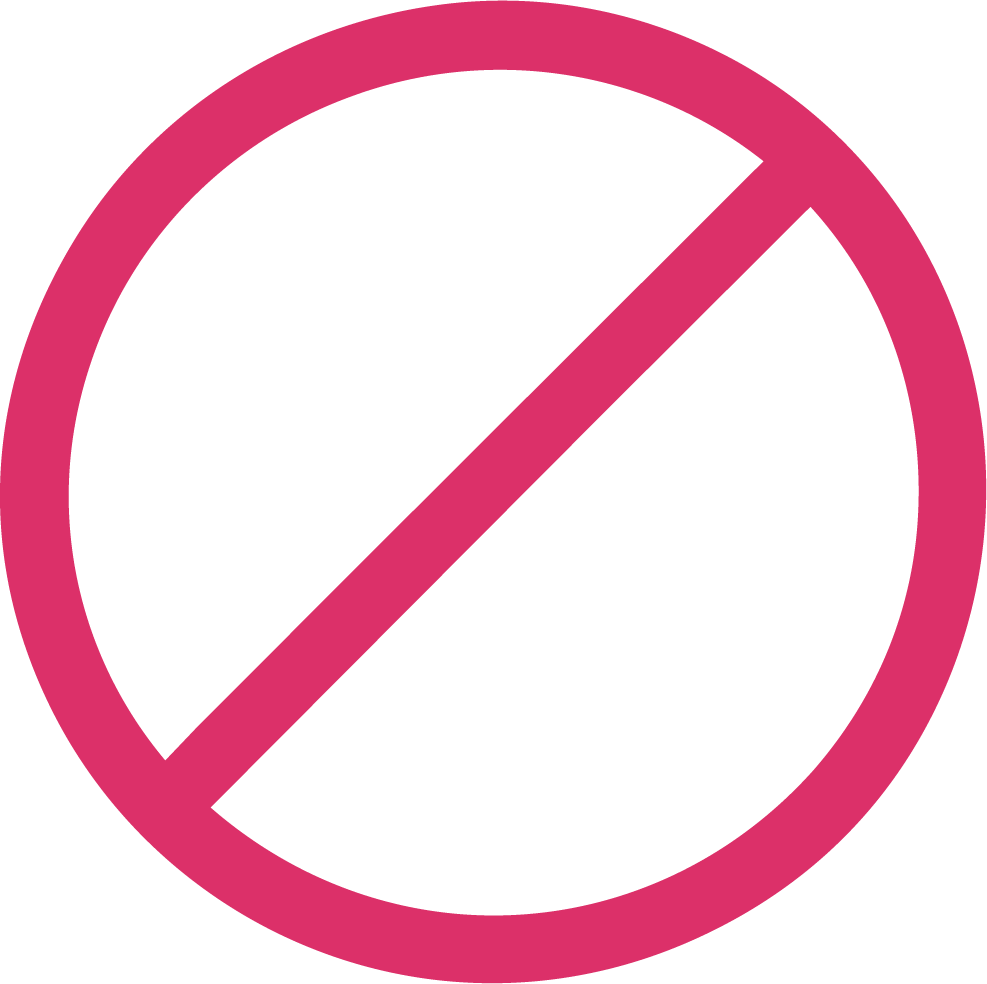 No symbol icon
