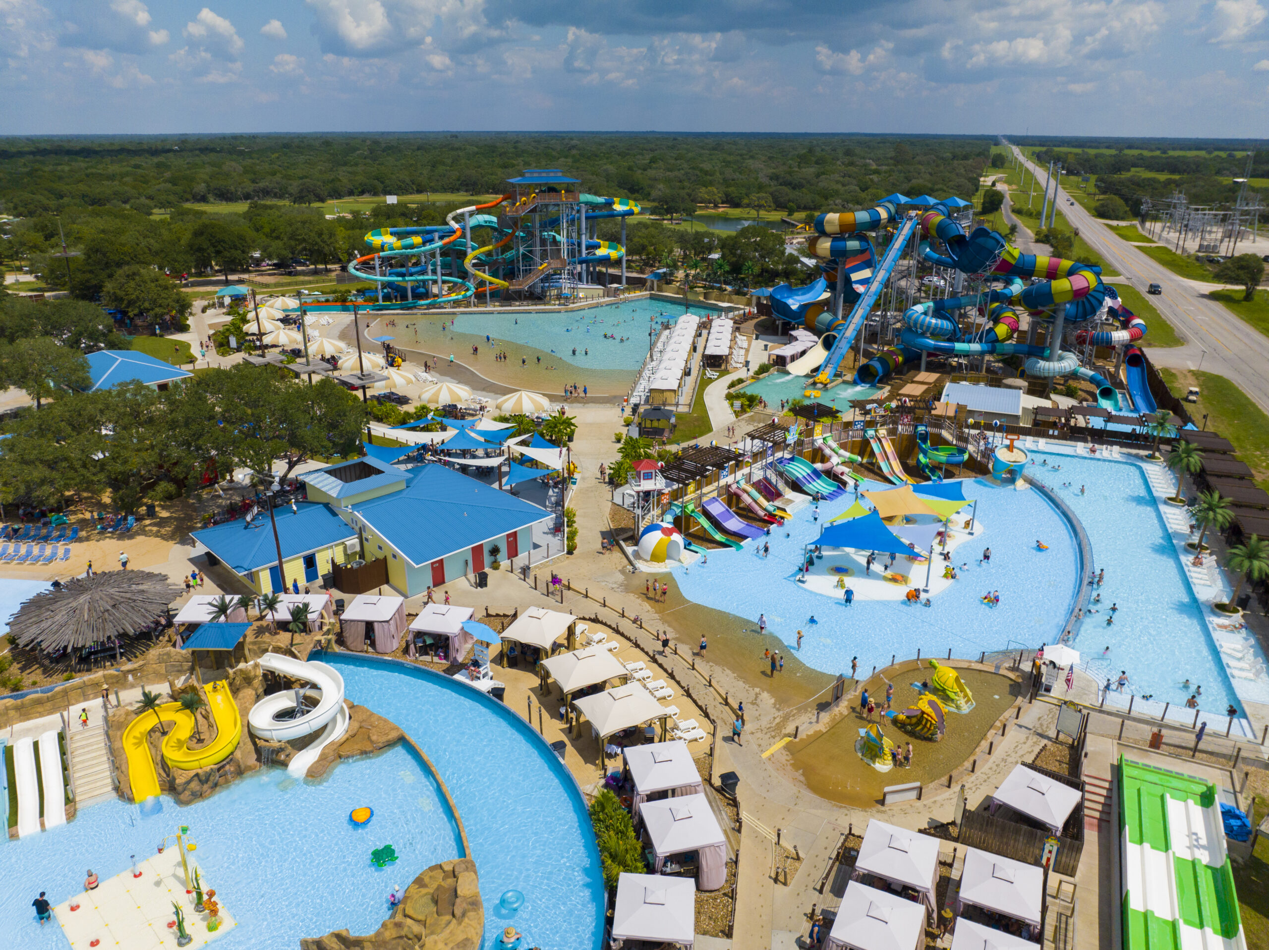 Splashway Waterpark Map - Texas Waterpark & Campground